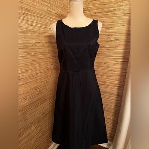 J. Crew silk wedding collection dress navy sleeveless lined size 10 EUC!